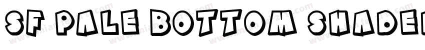 SF Pale Bottom Shaded Oblique字体转换